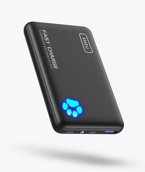 Iniu B3 Portable Charger, 20W PD3.0 Slimmest 10,000mAh Power Bank Black | US-WOJVL5406