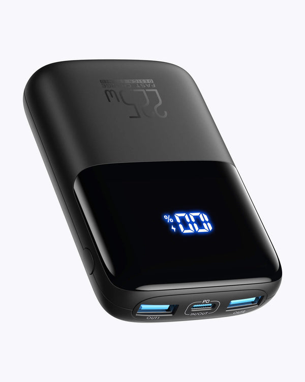 Iniu B61 10000mAh, 3-Port Design Power Bank Black | US-QAIXJ5078