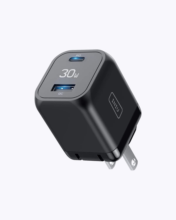 Iniu I611 Dual Port Charger 30W Chargers Black | US-TOCJE1697